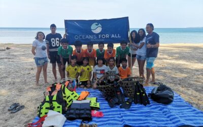 Snorkelling lessons for Good Shepard Kids