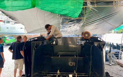 October update on the eco-friendly coastal cleaner catamaran