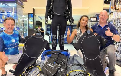Fusionex Group Donates Diving gear to OFA