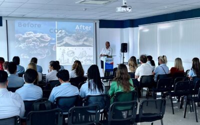 OFA delivers a talk on marine conservation to BCIS students