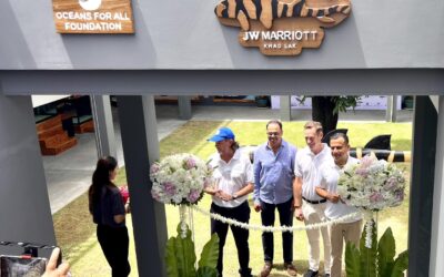 JW Marriott Khao Lak & OFA officially open the Bamboo Sharks Nursery & Education Centre