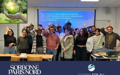 Conference by David Martin, President of the Oceans For All Foundation, at Sorbonne Paris North University